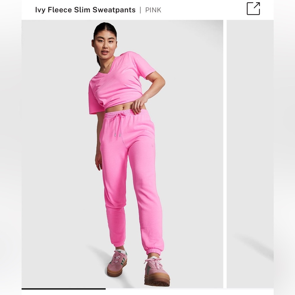 Ivy fleece slim sweatpants